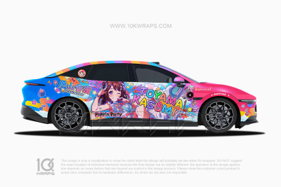 BanG Dream! Anime Car Wraps Made With Top 3M Top Vinyl