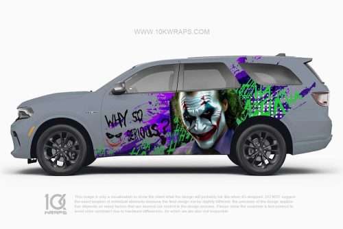 Joker Car Wraps JK-39 Made With Top 3M Vinyl - 10KWRAPS