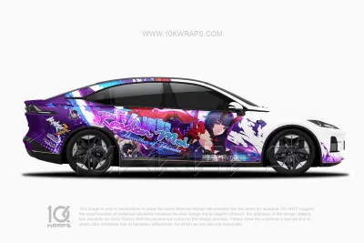 Raiden Mei 芽衣 Car Wraps Made With Top 3M Vinyl - 10KWRAPS