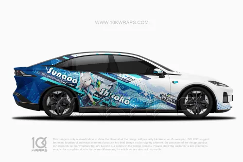Honkai Impact 3rd Car Wraps Made With Top 3M Vinyl-10KWRAPS