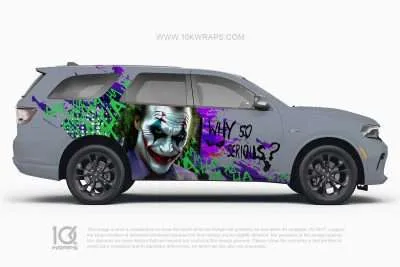 Joker Car Wraps JK-39 Made With Top 3M Vinyl - 10KWRAPS