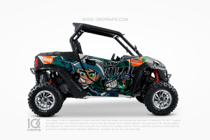 Asuka EVA Anime Custom UTV Wrap Made With Top 3M Vinyl