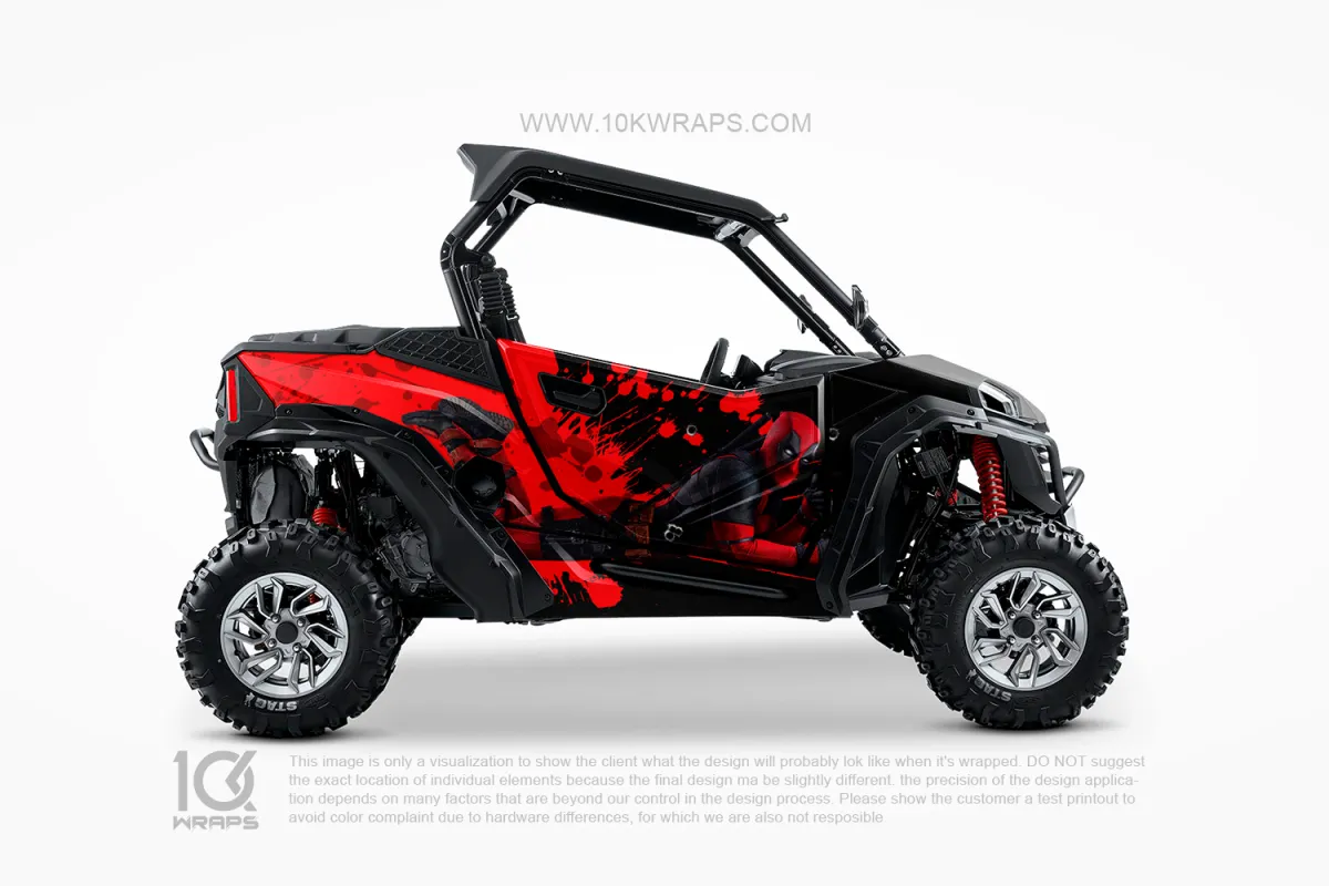 Bleach Ichigo Anime Itasha Custom UTV Wrap Made With 3M Vinyl