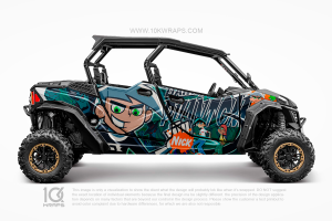 Asuka EVA Anime Custom UTV Wrap Made With Top 3M Vinyl