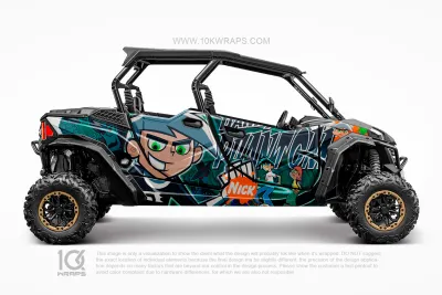 Asuka EVA Anime Custom UTV Wrap Made With Top 3M Vinyl