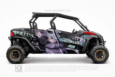 Asuka EVA Anime Custom UTV Wrap Made With Top 3M Vinyl