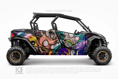 Teenage Ninja Turtles Custom UTV Wrap Made With Top 3M Vinyl