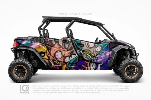 Teenage Ninja Turtles Custom UTV Wrap Made With Top 3M Vinyl