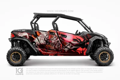 The Flintstones Cartoon Custom UTV Wrap Made With 3M Vinyl