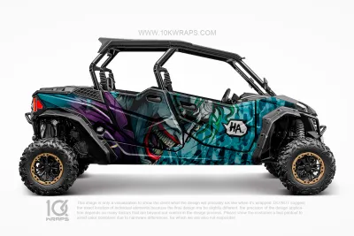 Deadpool Superhero Movie Custom UTV Wrap Made With 3M Vinyl