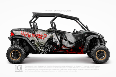 Joker Batman Comics Custom UTV Wrap Made With Top 3M Vinyl