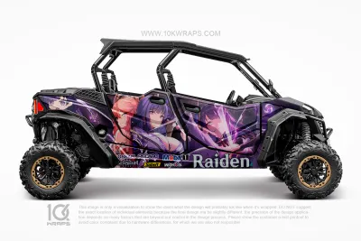 Pennywise Horror Custom UTV Wrap Made With Top 3M Vinyl