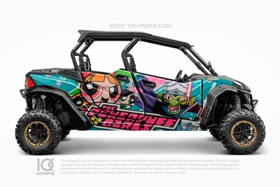 Transformers Support Custom UTV Wrap Made With Top 3M Vinyl