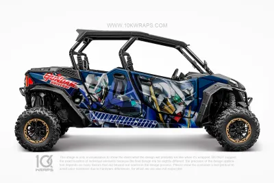 The Powerpuff Girls Custom UTV Wrap Made With Top 3M Vinyl