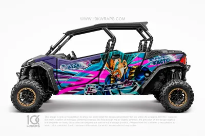 X-Men Vinyl Support Custom UTV Wrap Made With Top 3M Vinyl