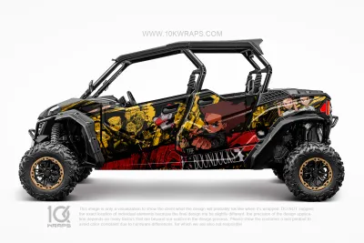 Chucky Horror Theme Custom UTV Wrap Made With Top 3M Vinyl