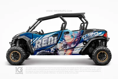 Looney Tunes Cartoon Custom UTV Wrap Made With Top 3M Vinyl