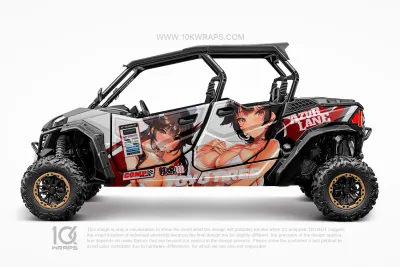 Vegeta DBZ Support Custom UTV Wrap Made With Top 3M Vinyl