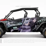 Asuka EVA Anime Custom UTV Wrap Made With Top 3M Vinyl