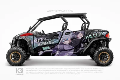 Asuka EVA Anime Custom UTV Wrap Made With Top 3M Vinyl