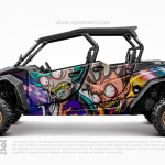 Teenage Ninja Turtles Custom UTV Wrap Made With Top 3M Vinyl