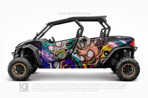 Teenage Ninja Turtles Custom UTV Wrap Made With Top 3M Vinyl
