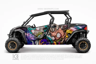 Teenage Ninja Turtles Custom UTV Wrap Made With Top 3M Vinyl