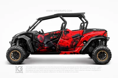 Bleach Ichigo Anime Itasha Custom UTV Wrap Made With 3M Vinyl