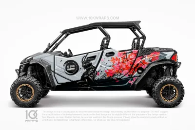 Deadpool Superhero Movie Custom UTV Wrap Made With 3M Vinyl