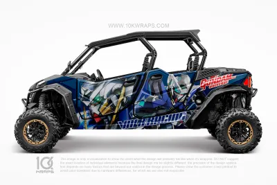 The Powerpuff Girls Custom UTV Wrap Made With Top 3M Vinyl