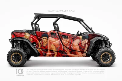 The Powerpuff Girls Custom UTV Wrap Made With Top 3M Vinyl