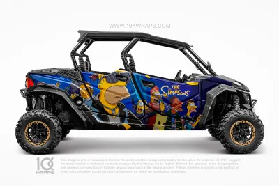 Suicide Squad Joker Custom UTV Wrap Made With Top 3M Vinyl