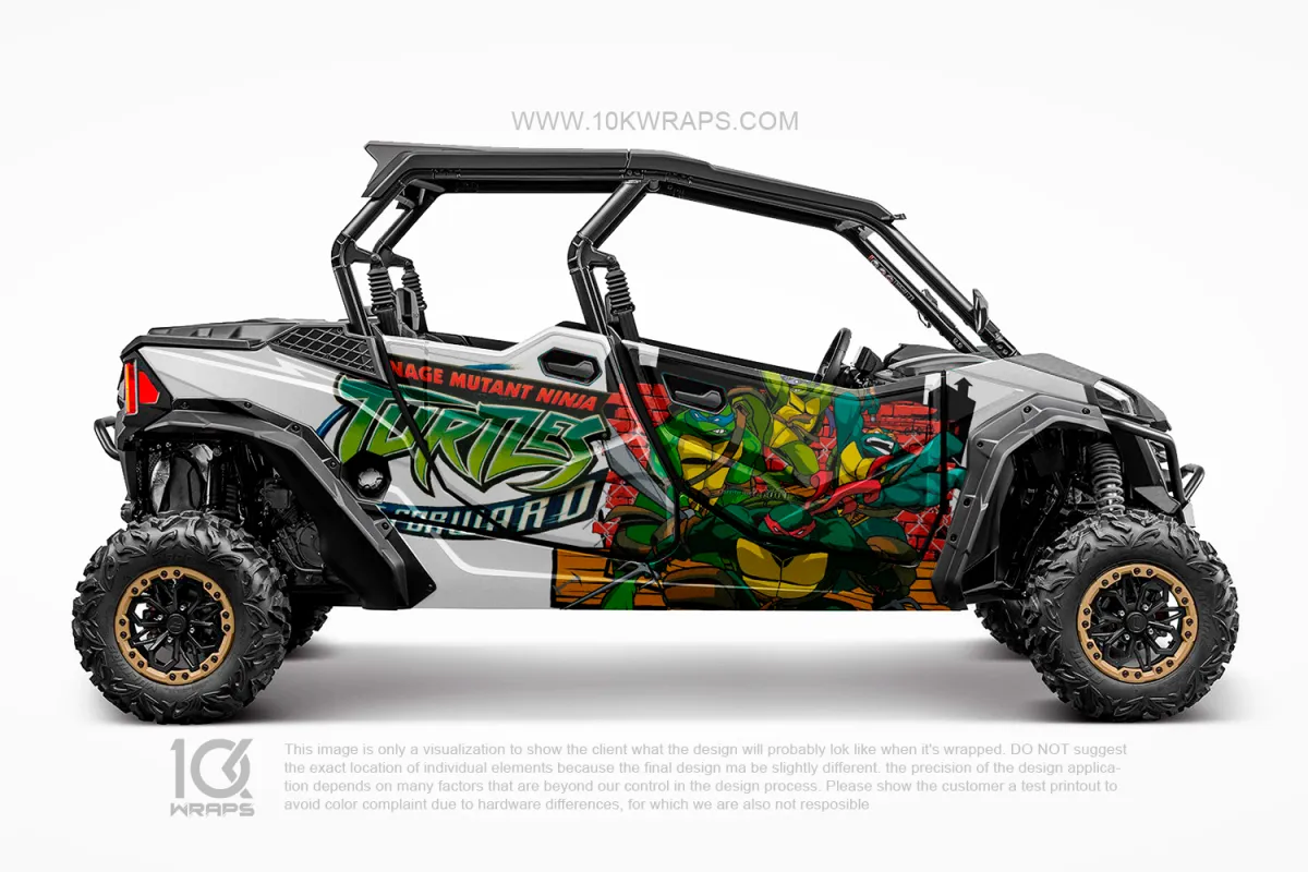Asuka EVA Anime Custom UTV Wrap Made With Top 3M Vinyl
