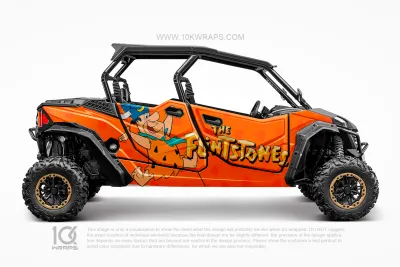 Wonder Woman Comic Custom UTV Wrap Made With Top 3M Vinyl