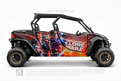 Pennywise Horror Custom UTV Wrap Made With Top 3M Vinyl