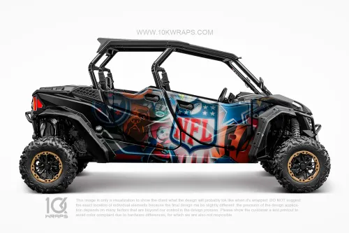 NBA Teams Support Custom UTV Wrap Made With Top 3M Vinyl
