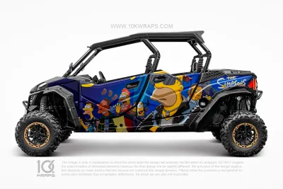 Suicide Squad Joker Custom UTV Wrap Made With Top 3M Vinyl