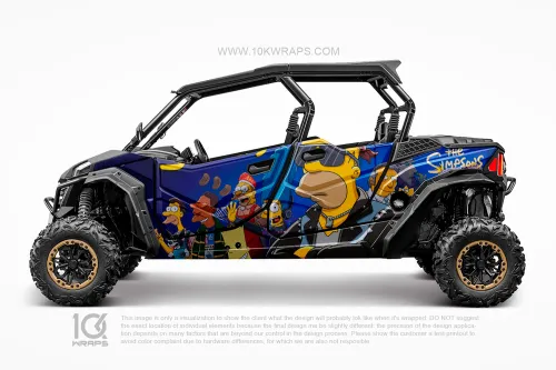 Suicide Squad Joker Custom UTV Wrap Made With Top 3M Vinyl