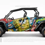 Chucky Horror Theme Custom UTV Wrap Made With Top 3M Vinyl