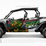Asuka EVA Anime Custom UTV Wrap Made With Top 3M Vinyl