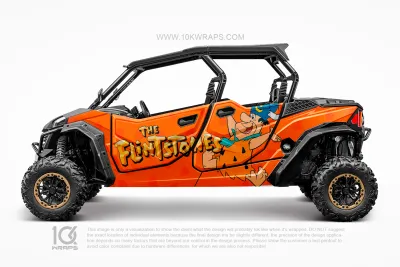Wonder Woman Comic Custom UTV Wrap Made With Top 3M Vinyl