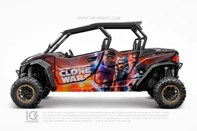 Pennywise Horror Custom UTV Wrap Made With Top 3M Vinyl