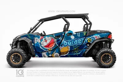 Black Clover Anime Custom UTV Wrap Made With Top 3M Vinyl