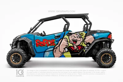 Transformers Support Custom UTV Wrap Made With Top 3M Vinyl