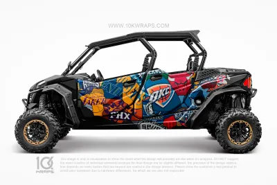 Nightmare Before Christmas UTV Wrap Made With Top 3M Vinyl