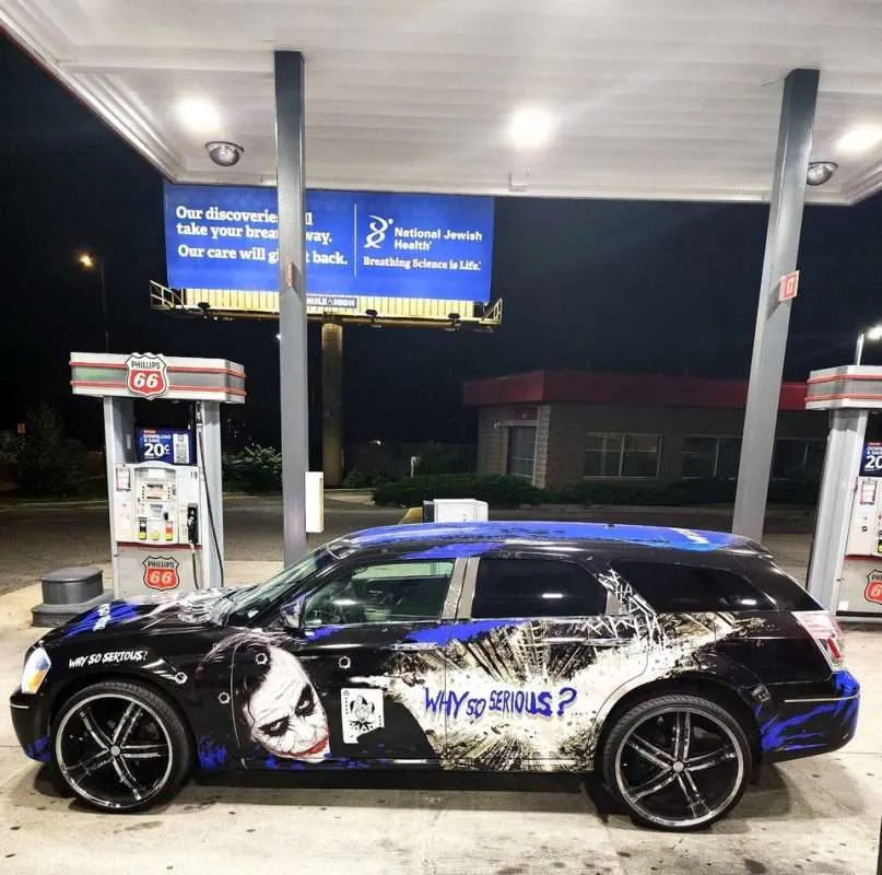 Why I choose the Joker wrap for my Dodge Challenger - 10KWRAPS