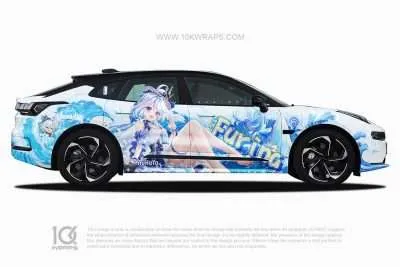 Genshin Impact Car Wraps 21 Made With Top 3MVinyl-10KWRAPS