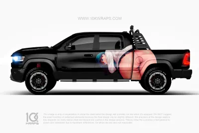 Sexy Butt Car Wraps 60 Made With Top 3M Vinyl - 10KWRAPS