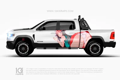 Sexy Butt Car Wraps 62 Made With Top 3M Vinyl - 10KWRAPS