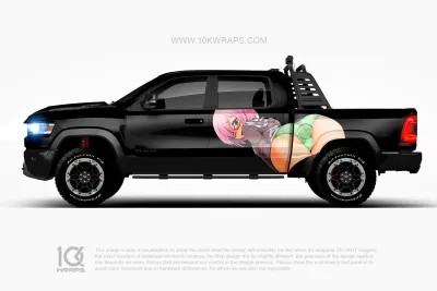 Sexy Butt Car Wraps 66 Made With Top 3M Vinyl - 10KWRAPS